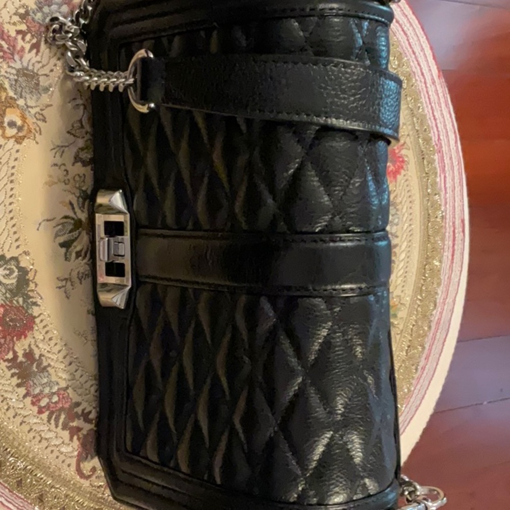 Rebecca Mincoff Love small shoulder crossbody bag. Like New Black